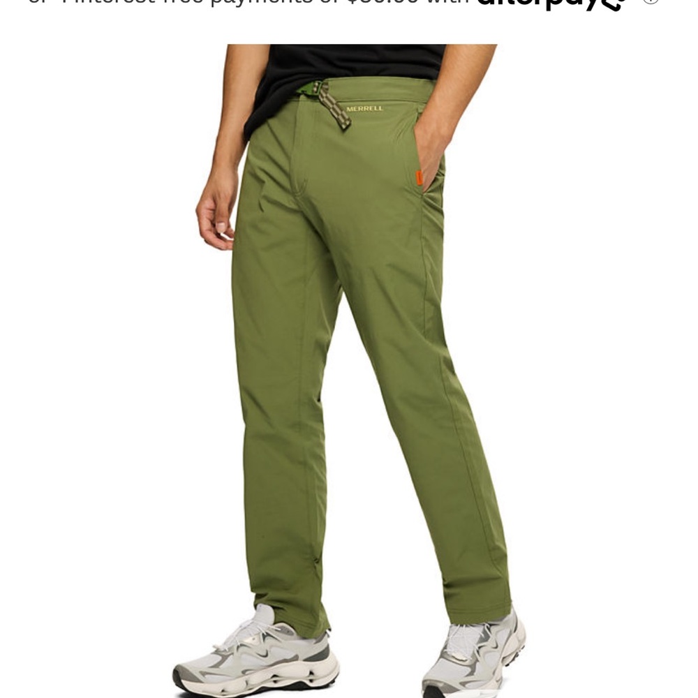 Merrell Men's Khaki Green Chinos